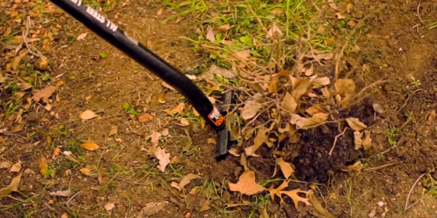 Digging Fork use for weed removal