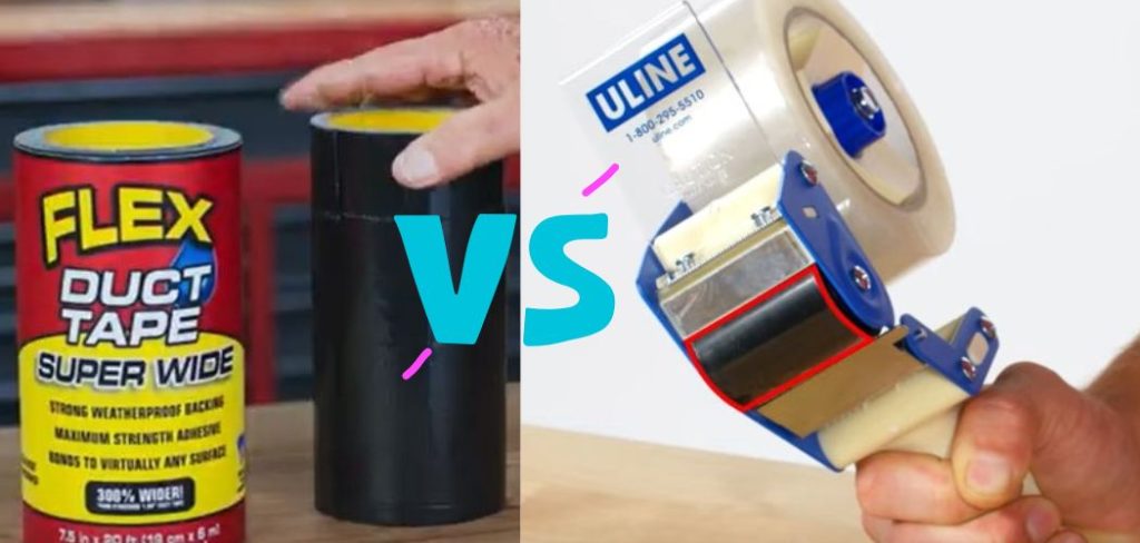 Duct tape vs packing tape